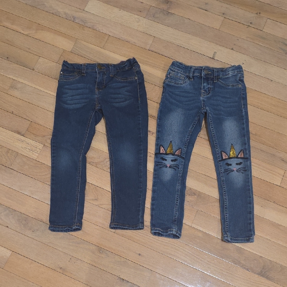 Lee Kids Blue Jeans with Unicorn Patch